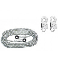 Anchor Rope AC100 Ø14mm 10m with two carabines