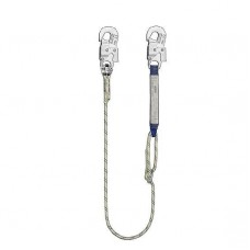Safety LB100 Rope 2m Ø 12 mm with energy absorber + 2 carabines