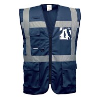 Executive vest with reflective strips IONA