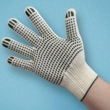 Textile, knitted gloves